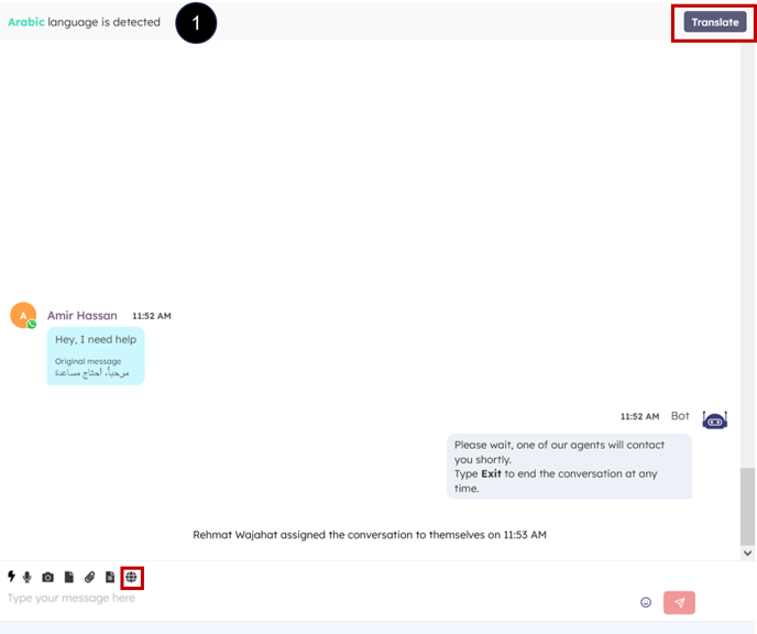 How to enable livechat translation feature for customer support in non
